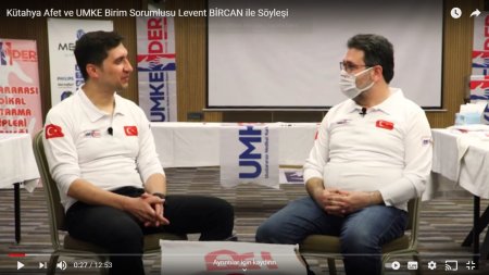 Başkanımız Kütahya Afet ve UMKE Birim Sorumlusu Levent BİRCAN ile Söyleşi