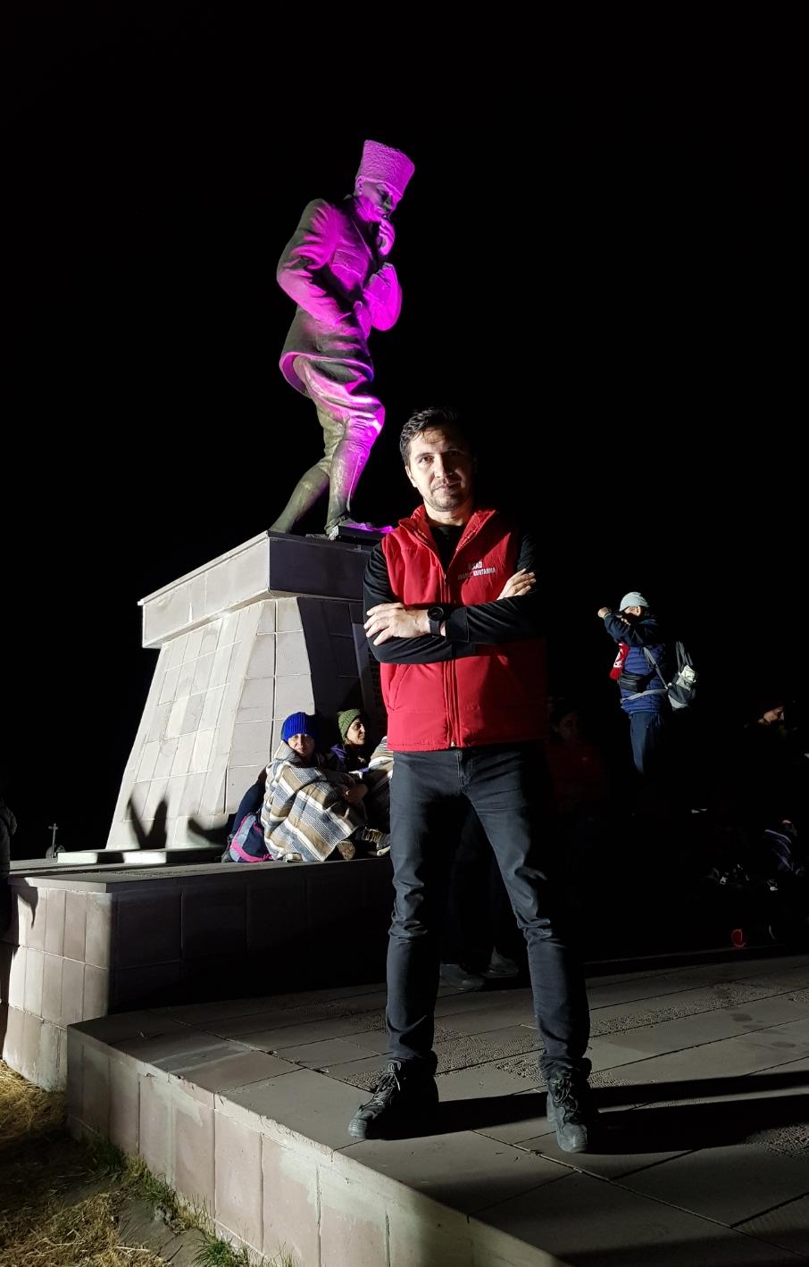 HÜSEYİN ÇALIŞKAN BAŞKAN VE EKİBİ KOCATEPE YOLUNDA